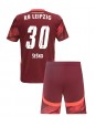 RB Leipzig Benjamin Sesko #30 Replika Borta Kläder Barn 2024-25 Kortärmad (+ byxor)
